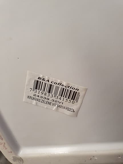 Två höga Krukor/Vaser/Krukvaser