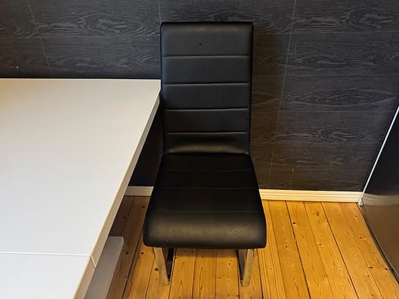 Ratliff Matgrupp 180 cm + 6 Stolar Förlängningsbart med illäggsskiva