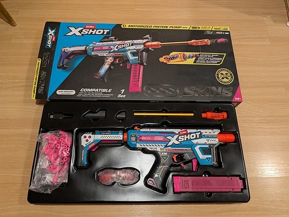 X-shot Zuru automatisk och elektrisk Nerf-gun