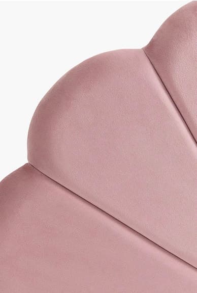 H&M Home sänggavel solfjäderformad rosa velour
