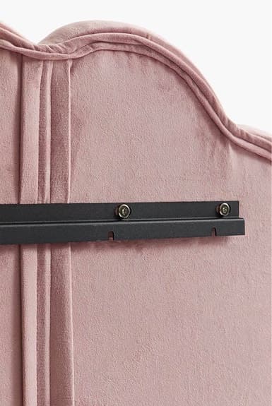 H&M Home sänggavel solfjäderformad rosa velour