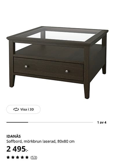 Idanäs soffbord