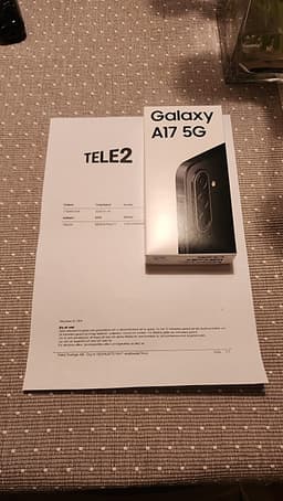 Samsung Galaxy A17 5G 128 GB svart