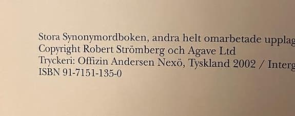 Stora synonymordboken