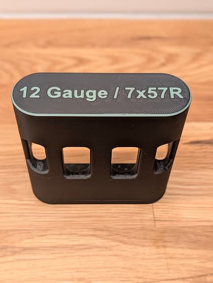 Patronklämma kombi 12 Gauge / 7x57R