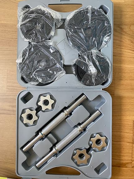 Training kit 20 kg from Domyos Träningsredskap, vikter i nyskick