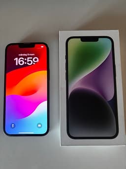 Apple iPhone 14 mobiltelefon 128 GB svart