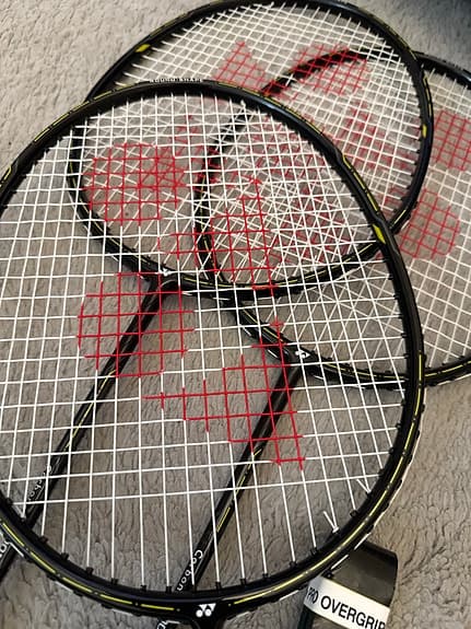 Yonex Carbonex 6000N badmintonracket set svart