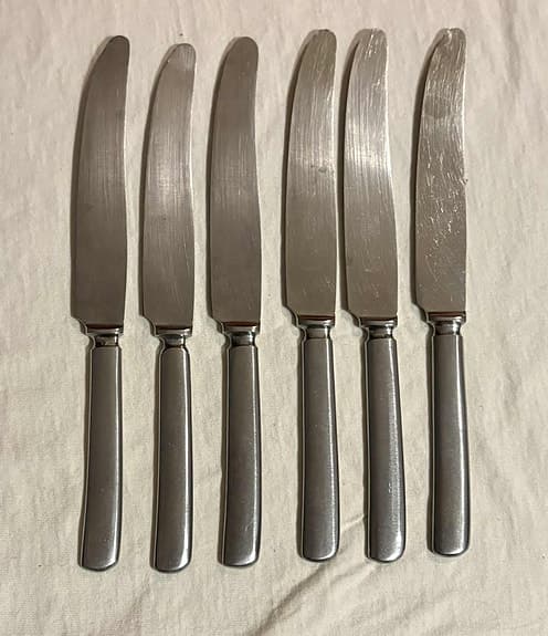 Mat knivar stämplade Eskilstuna.