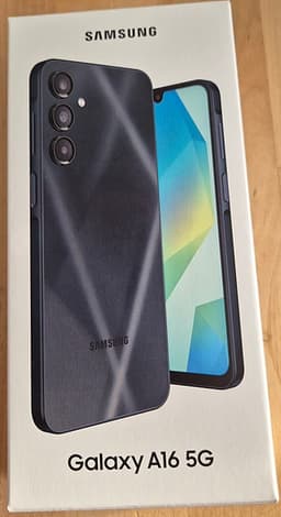 Samsung Galaxy A16 5G smartphone 128 GB blåsvart