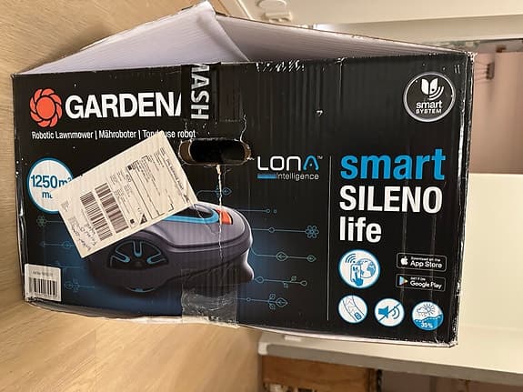 Gardena Smart Sileno Life robotgräsklippare  med 4 års garanti