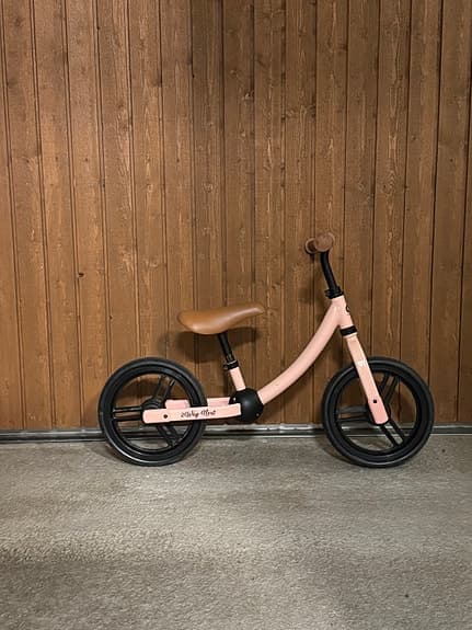 Balanscykel barn 12" rosa