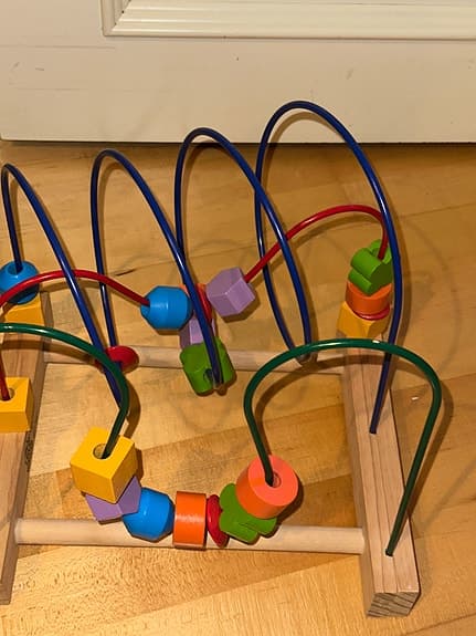 kulbana träleksak flerfärgad