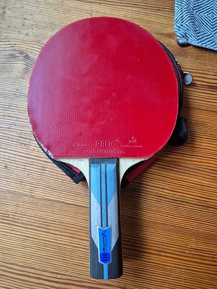 En ganska snällt racket för dig som börjat nyligen med pingis.