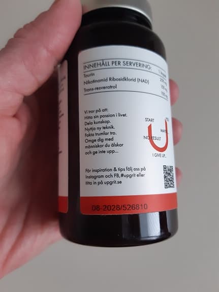 NY Upgrit NAD Komplex 60 kapslar