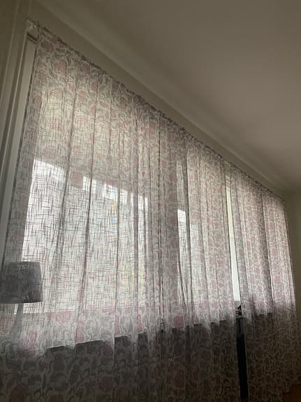 Hemtex gardin med mönster