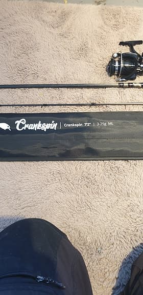 Söders perchfigth crankspin 7.2 3-25gr med daiwa pitch black 2500