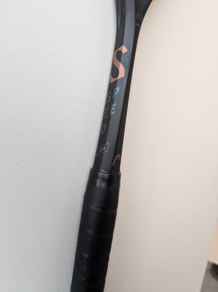 Head Speed 120 squashracket svart