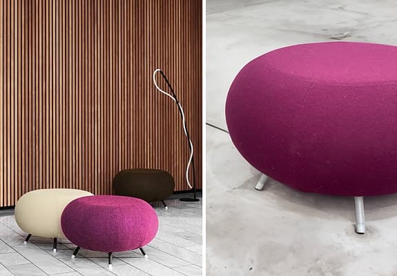 PEBBLE sittpuff från Allermuir Designstudio UK - Pall / Fotpall