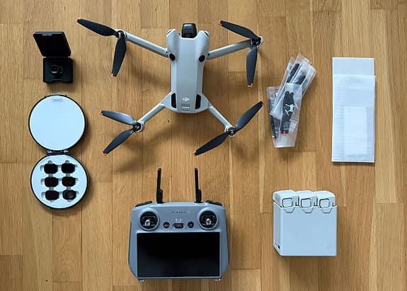 DJI MINi4 Pro med ND-filter, stöttålig väska och vidvinkelobjektiv