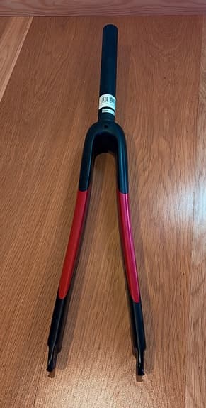 Wilier gaffel cykelgaffel svart röd