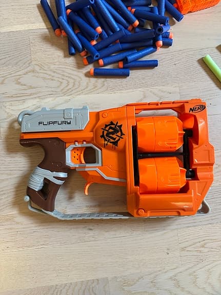 Nerf leksaksvapen set med gevär pistoler magasin skumdartpilar