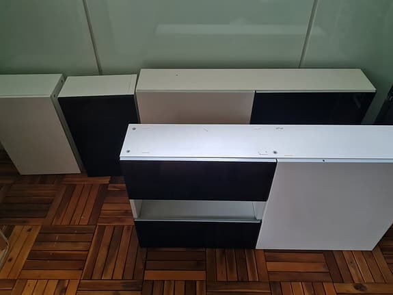 Ikea Bestå Hyllsystem hyllor med dörrar flera delar så montera den hur du vill