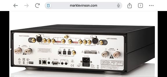 Mark Levinson No. 5805 – Integrated Amplifier – originalkartong
