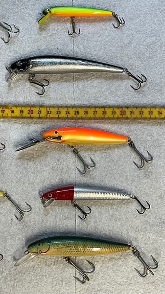 10 wobbler fiskedrag för abborre, gös, öring och gädda paket 10