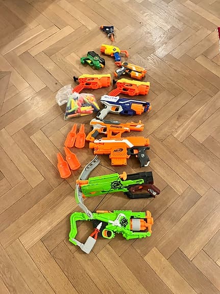 Nerf set blandade modeller