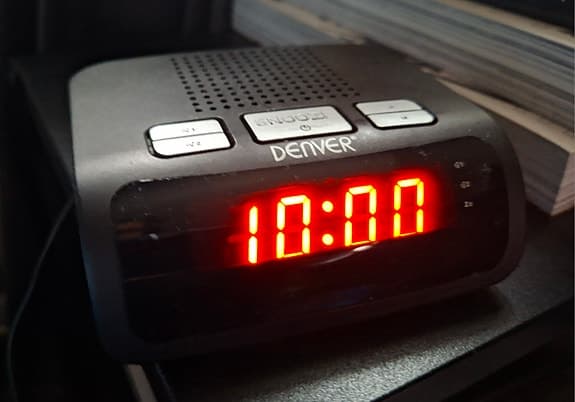 Begagnad Digital Väckarklocka