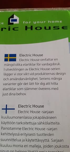 Electric House våffeljärn 850W