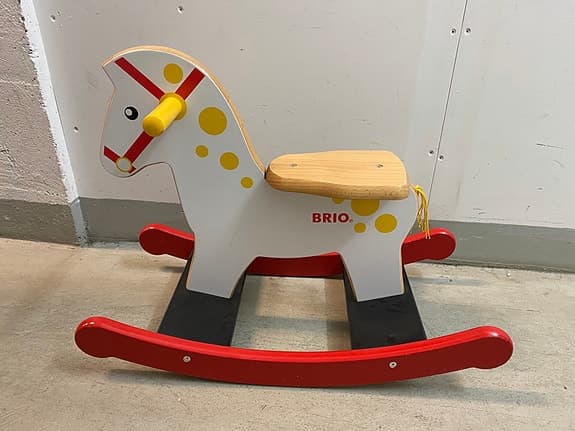 BRIO gunghäst i trä