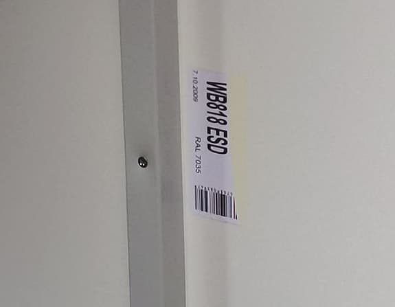 ESD Skrivbord arbetsbord - justerbar höjd