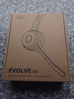 Jabra Evolve 65 headset trådlöst on-ear med mikrofon