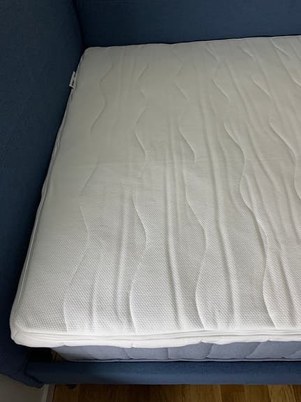 IKEA HORNNESS bäddmadrass 90x200 vit