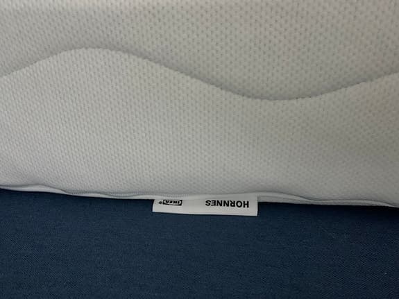 IKEA HORNNESS bäddmadrass 90x200 vit