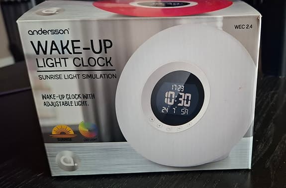 Klockradio - Andersson WEC 2.4 - Wake-up light clock