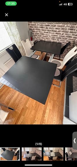 Utdragbart matbord
