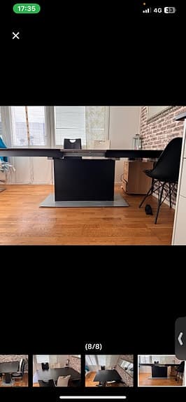 Utdragbart matbord