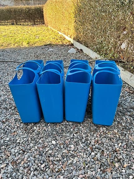 Koziol förvaringskorg förvaringsbackar 4 stycken 46x15x36 cm