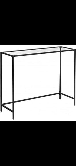 Konsolbord med glas – modern hallmöbel