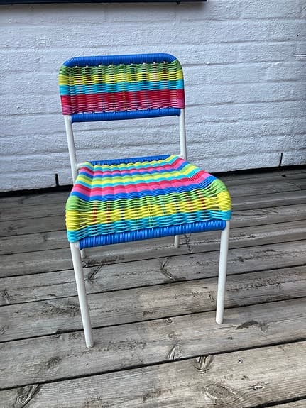 IKEA Färgglad barnstolar