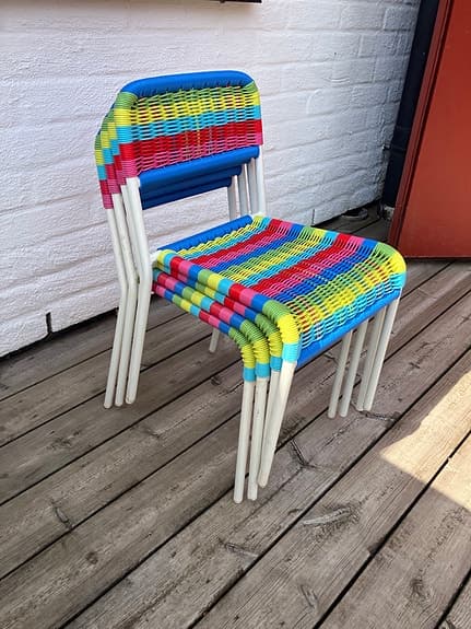 IKEA Färgglad barnstolar
