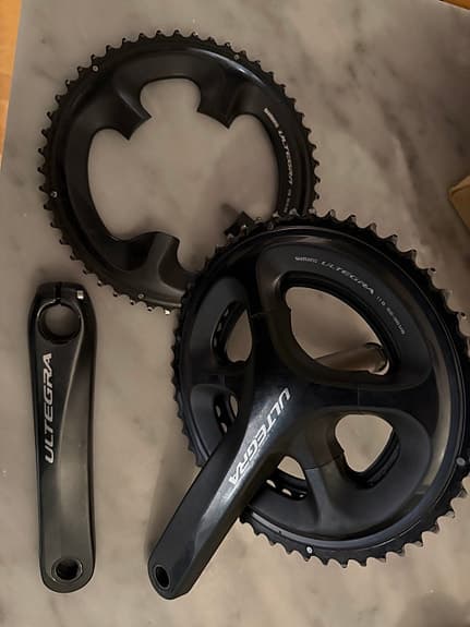 Shimano Ultegra 172,5 vevparti  52/36T, 50-34