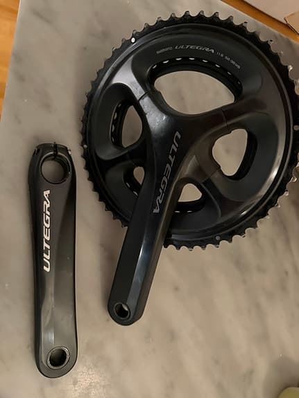 Shimano Ultegra 172,5 vevparti  52/36T, 50-34