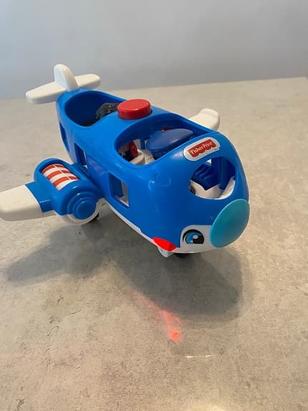 Fisher-Price leksaksflygplan blå