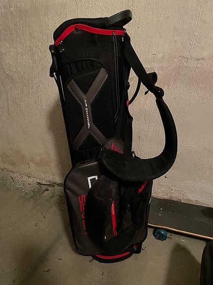 Big Max Dri Lite Seven golfbag svart/röd
