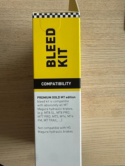 Bleedkit Premium Gold MT luftningskit för Magura