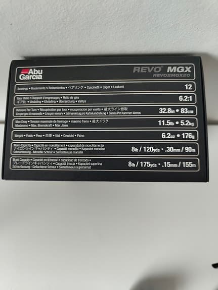 abu garcia revo 2 mgx 20